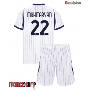 Inter Milan Henrikh Mkhitaryan #22 Seconda Maglia Bambino 2026-27 Manica Corta (+ Pantaloni corti)